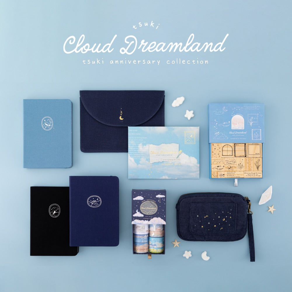 Tsuki ‘Cloud Dreamland’ Notebook Pouch ☾