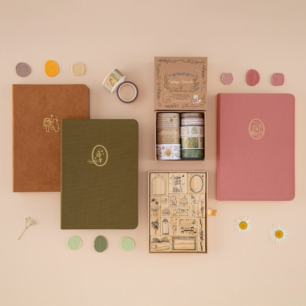 Tsuki ‘Cottage Friends’ Bullet Journal Stamp Set ☾