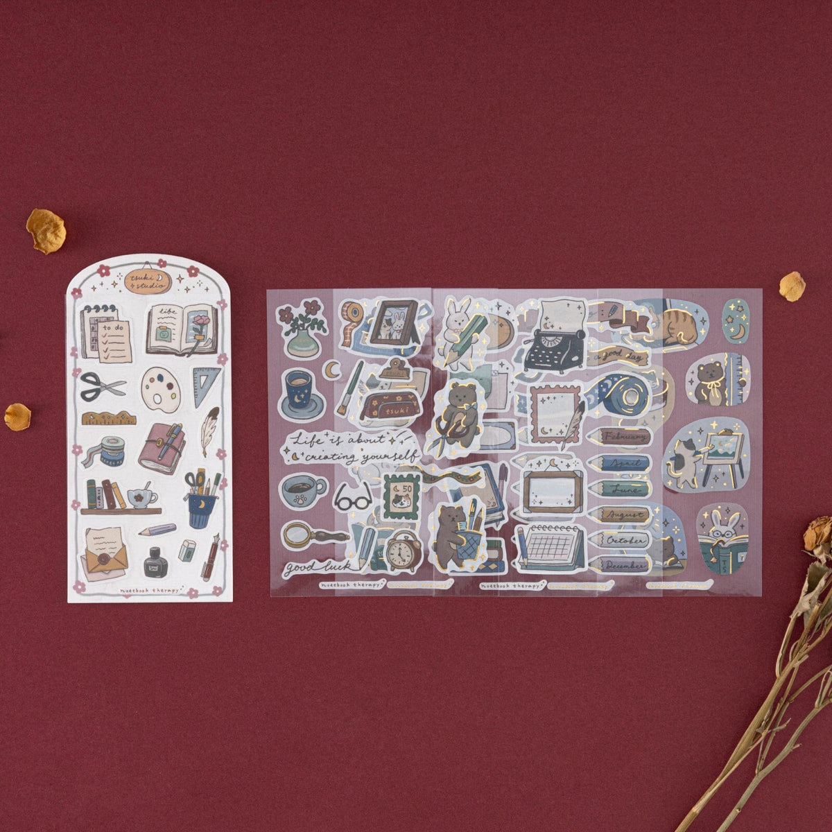 Tsuki ‘Tsuki Studio’ Sticker Set ☾