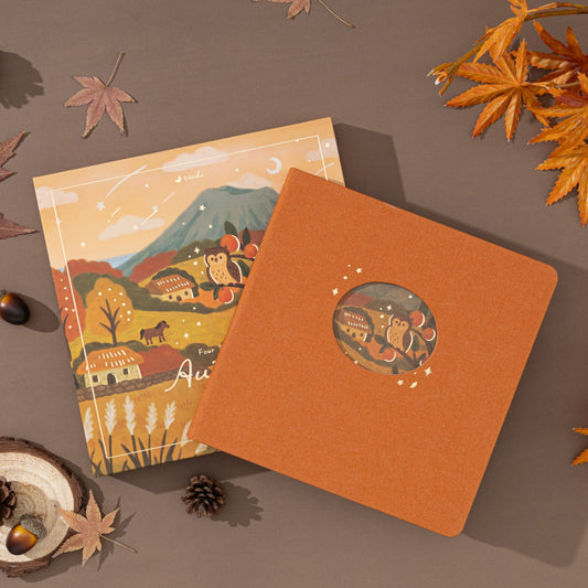 Tsuki Four Seasons: Autumn Collector’s Edition 2025 Square Bullet Journal ☾