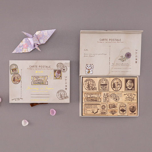 Tsuki ‘Journey in Japan’ Bullet Journal Stamp Set ☾