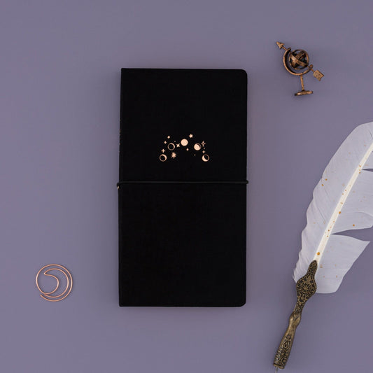 Tsuki ‘Moonlit Whisper’ Limited Edition Luxury Travel Notebook  ☾