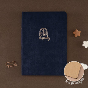 Tsuki ‘Midnight Neko Dreams’ Kraft Paper Bullet Journal ☾