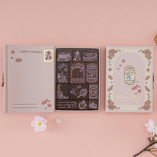 Tsuki ‘Sakura Story’ Bullet Journal Stamp Set ☾