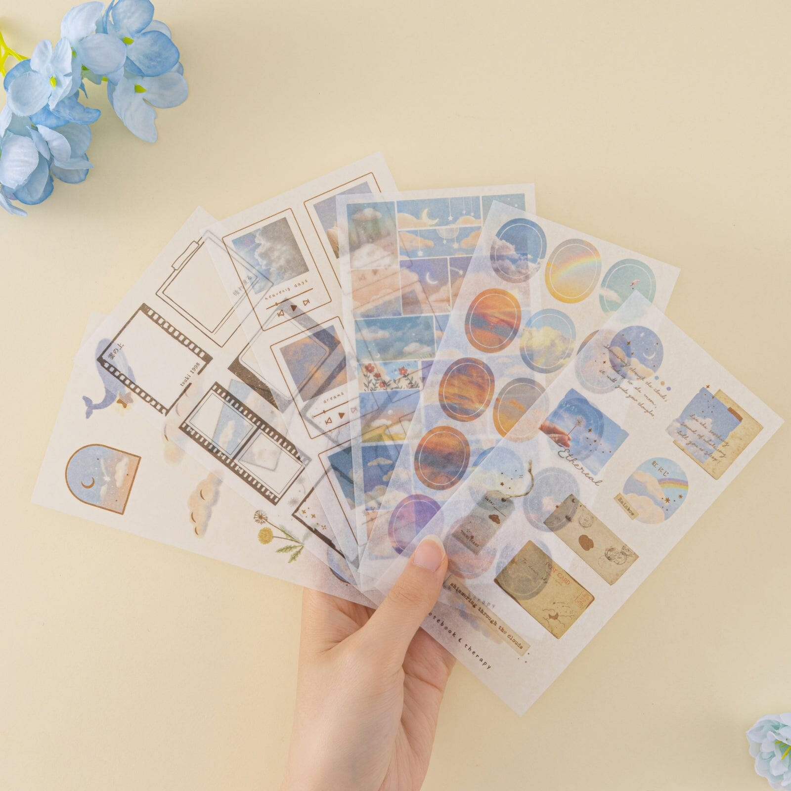 Tsuki ‘Cloud Dreamland’ Sticker Set ☾