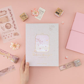 Tsuki ‘Sakura Breeze’ Travel Notebook Gift Set ☾