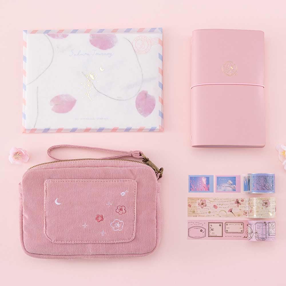 Tsuki ‘Sakura Journey’ Limited Edition Travel Notebook ☾