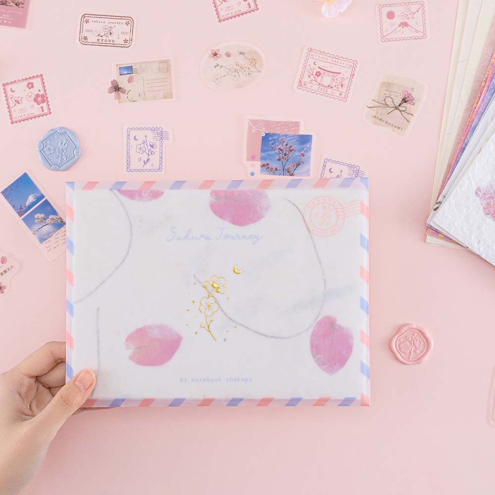 Tsuki ‘Sakura Journey’ Scrapbook Sticker Set ☾