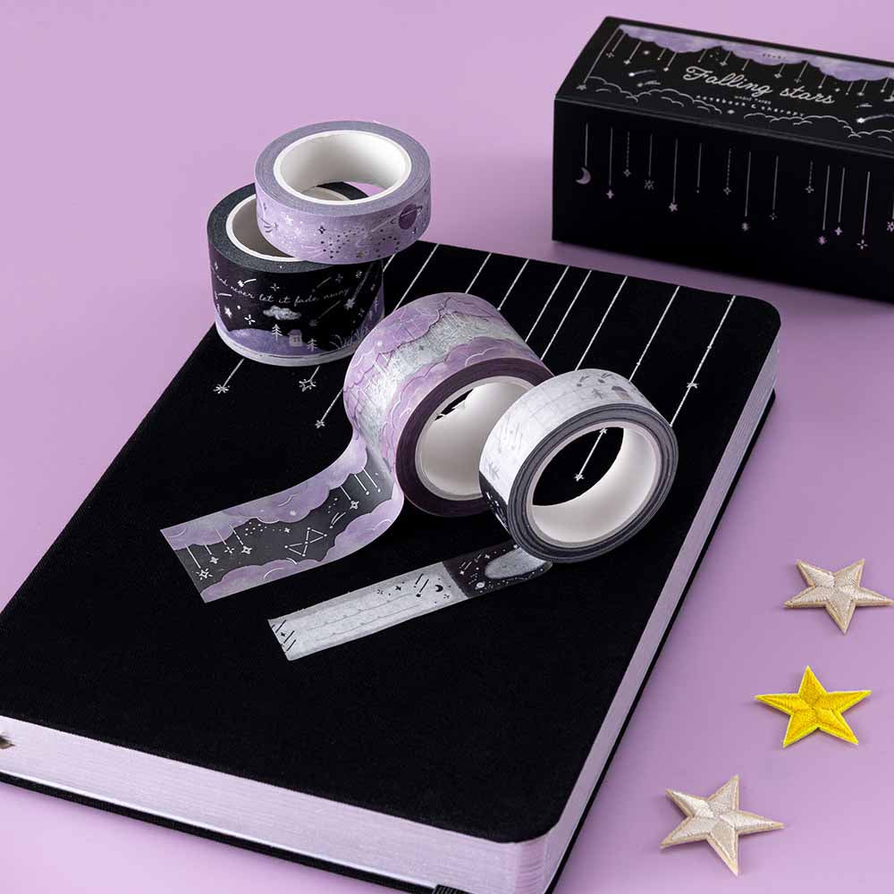 Tsuki ‘Falling Stars’ Washi Tape Set ☾