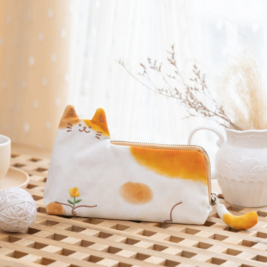 Tsuki ‘Neko Days’ Travel Pen Pouch ☾