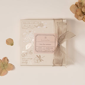 Hinoki - ‘Into the Summer’ Engraved Wooden Stamp Set