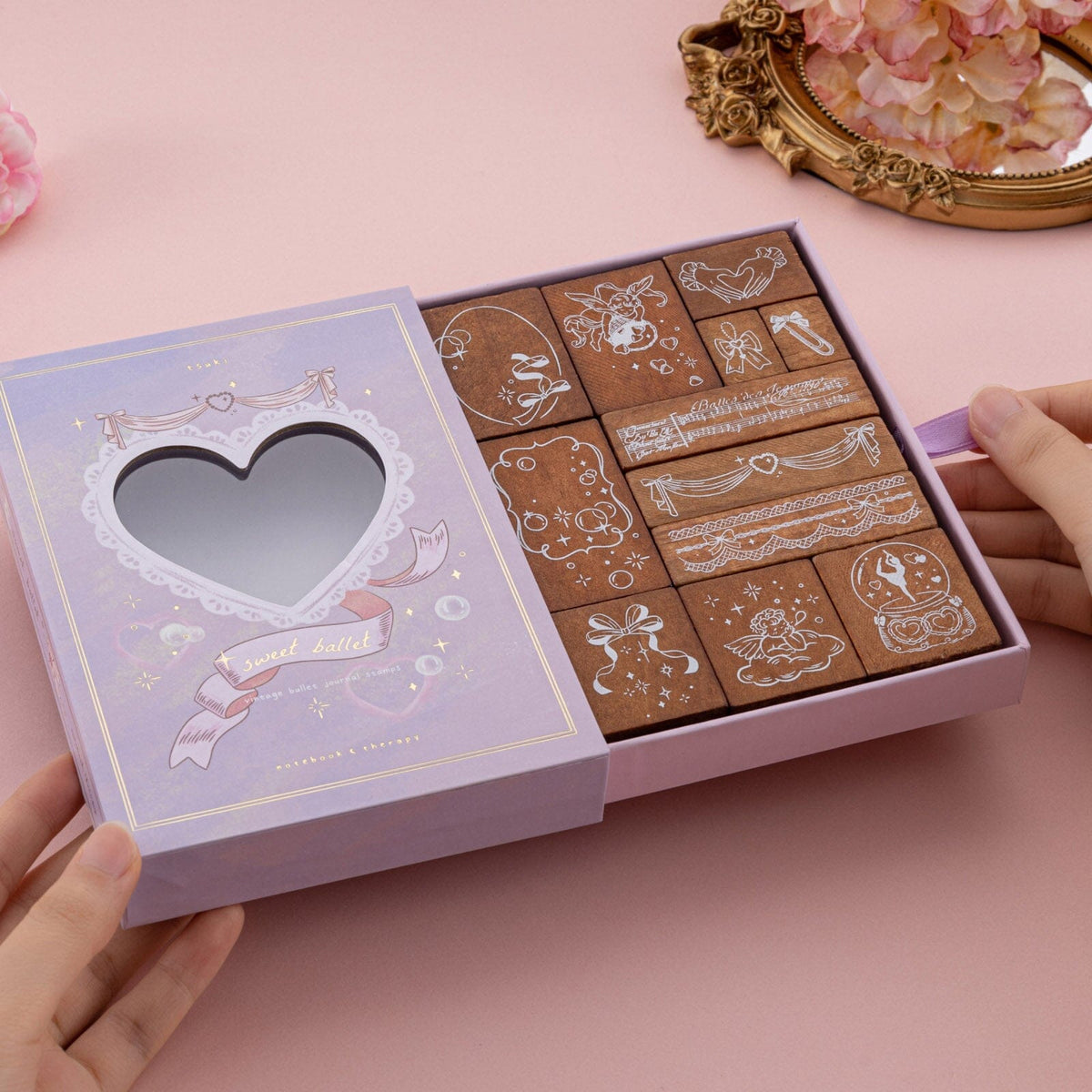 Tsuki ‘Sweet Ballet’ Bullet Journal Stamp Set ☾