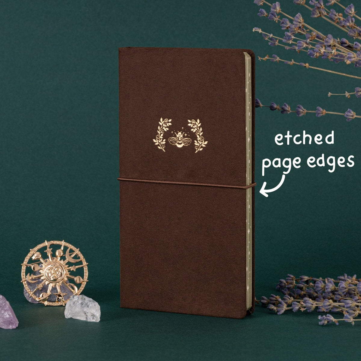 Tsuki ‘Honey Bee’ Luxury Travel Notebook ☾