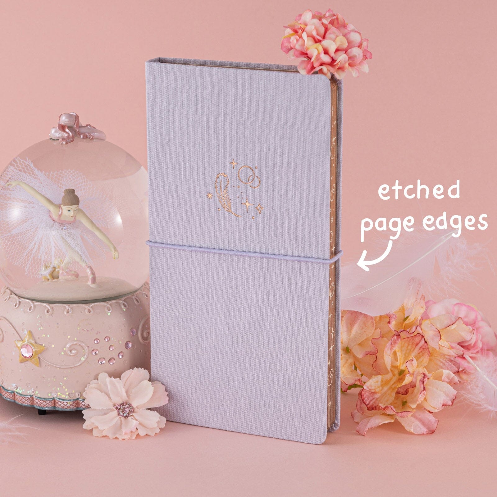 Tsuki ‘Soft Feather’ Luxury Travel Notebook ☾
