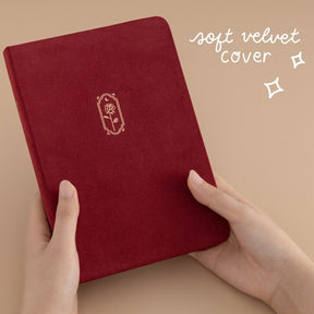 Tsuki ‘Vintage Rose’ Petal Red Limited Edition Bullet Journal ☾