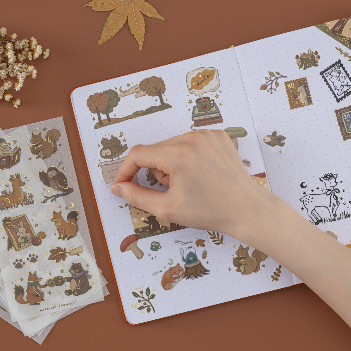 Tsuki ‘Forest Friends’ Sticker Set ☾