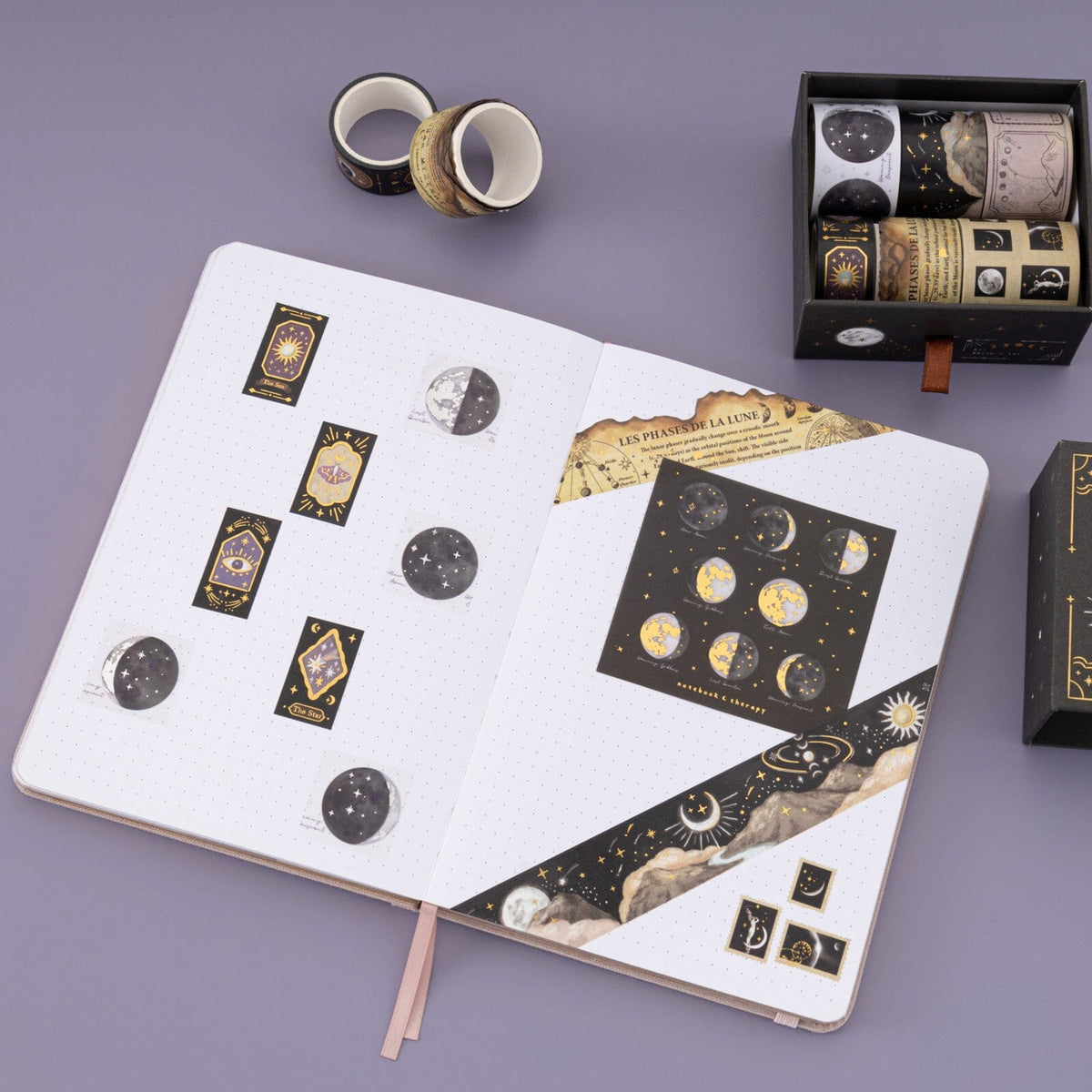 Tsuki ‘Lunar Mystery’ Washi Tape Set ☾