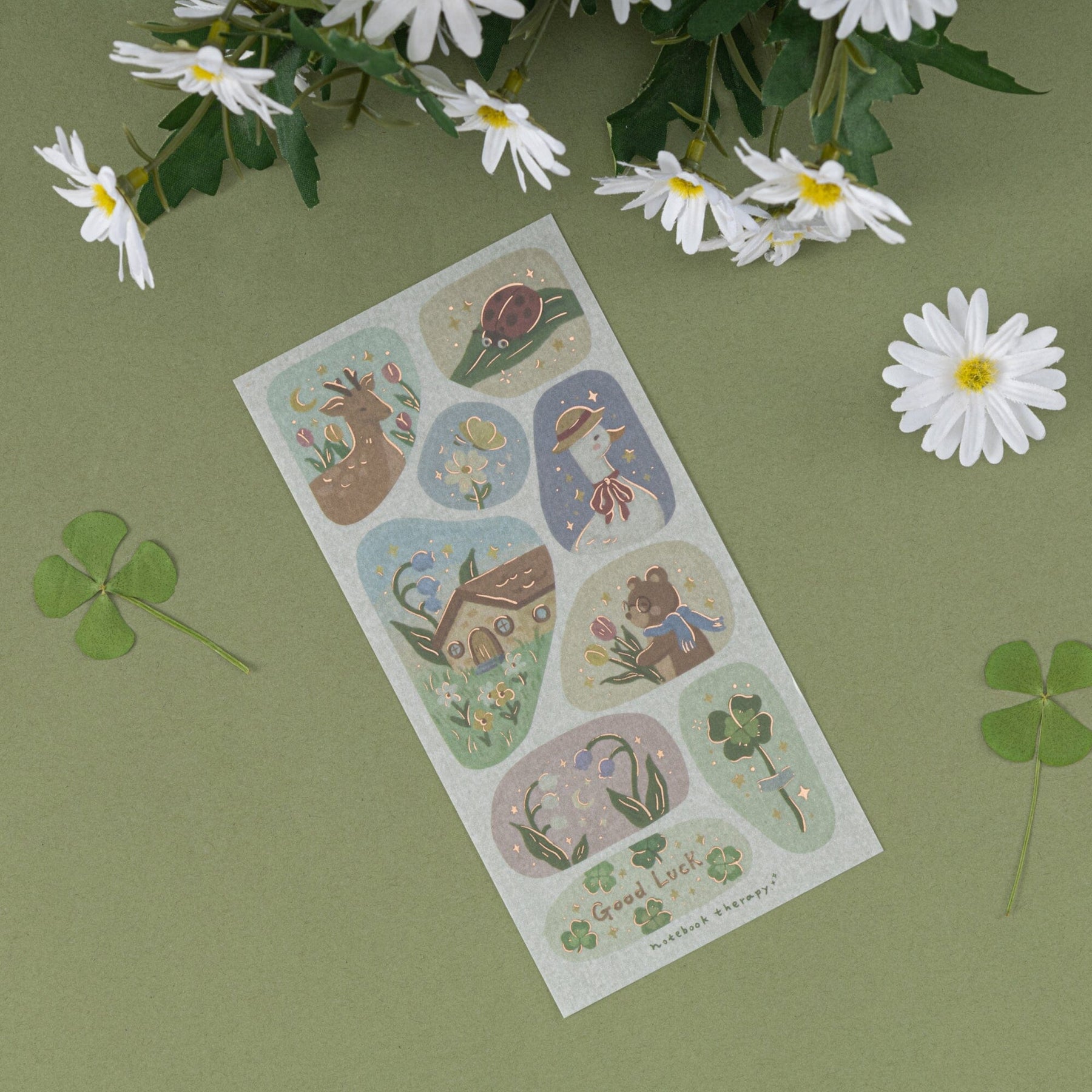 Tsuki ‘Meadow Friends’ Sticker Set ☾