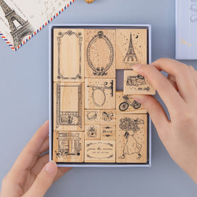 Tsuki ‘Journée à Paris’ Bullet Journal Stamp Set ☾