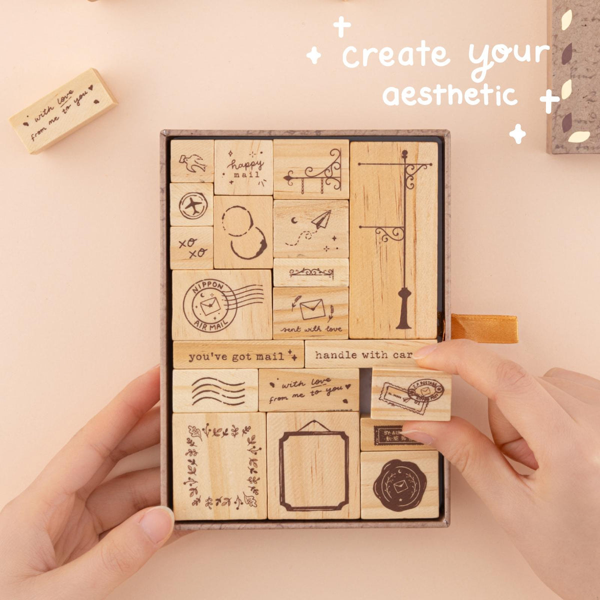 Tsuki ‘Our Letters’ Penpal Stamp Set ☾
