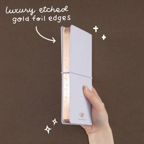 Tsuki ‘Neko Pansy’ Limited Edition Luxury Travel Notebook ☾