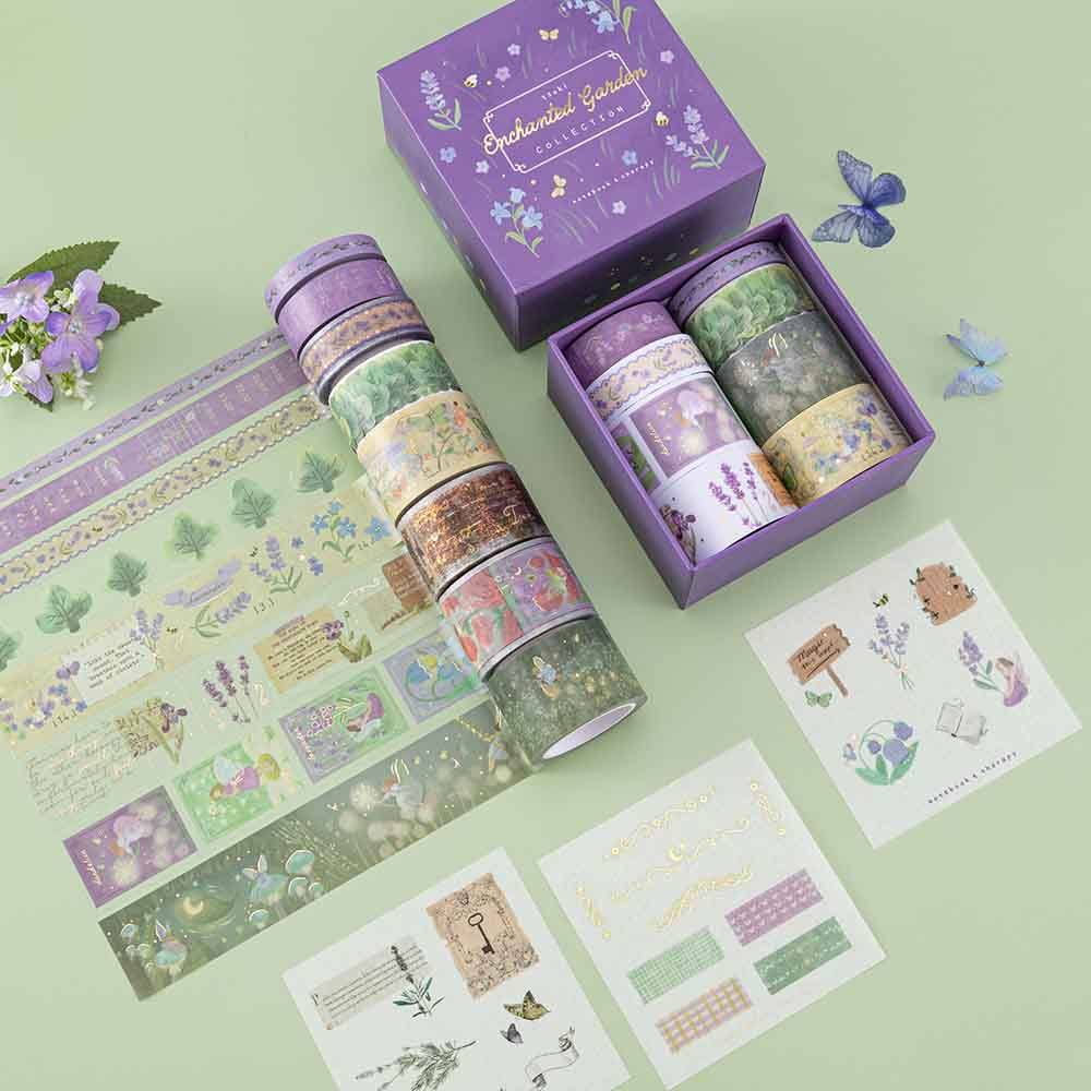 Tsuki ‘Enchanted Garden’ Washi Tape Set ☾