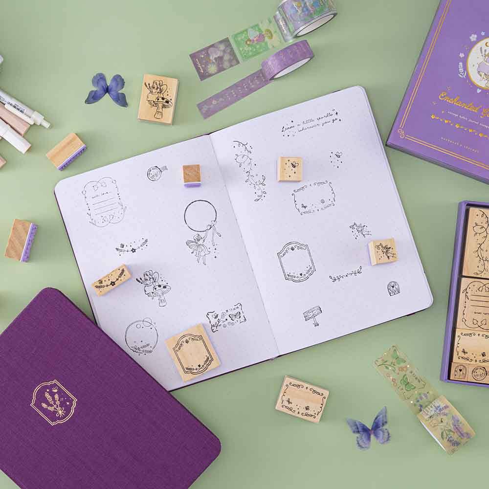 Tsuki ‘Enchanted Garden’ Bullet Journal Stamp Set ☾
