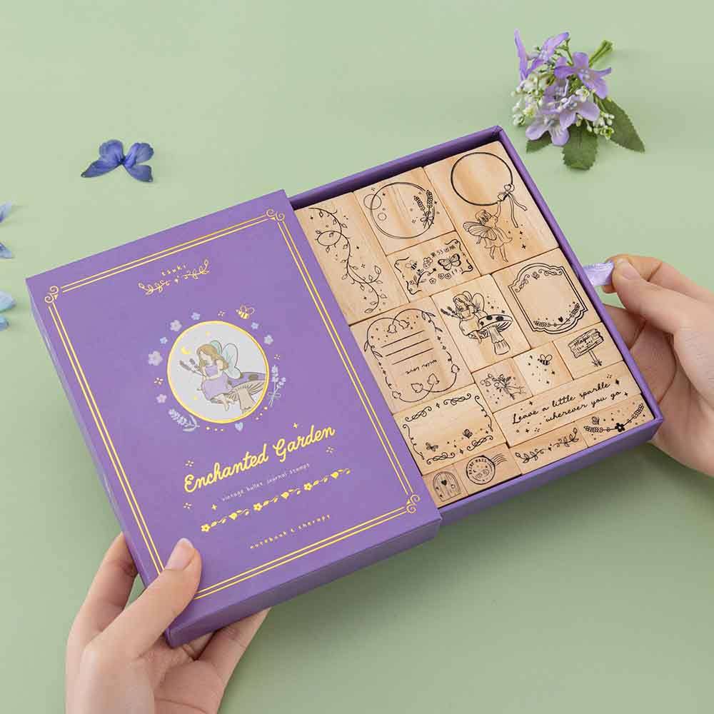 Tsuki ‘Enchanted Garden’ Bullet Journal Stamp Set ☾