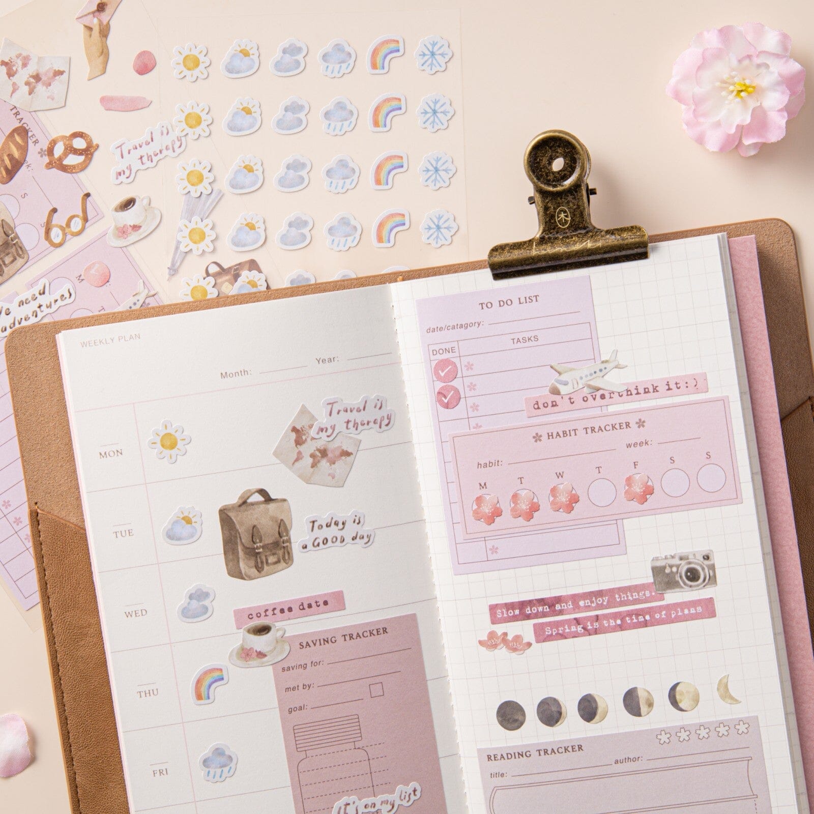 Hinoki - ‘Into the Blossom’ Mixed Insert + Sticker Set