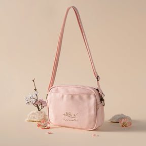 Hinoki - Pink Canvas Travel Pouch