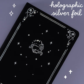 Tsuki ‘Lunar Unicorn’ Limited Edition Black Page Bullet Journal ☾