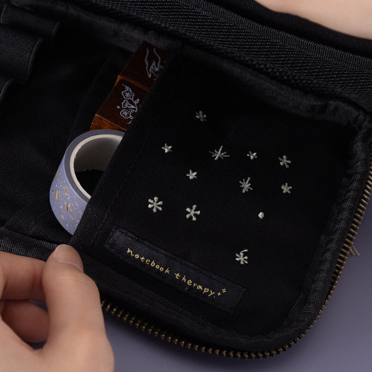 Tsuki ‘Moonflower Magic’ Travel Pen Pouch ☾