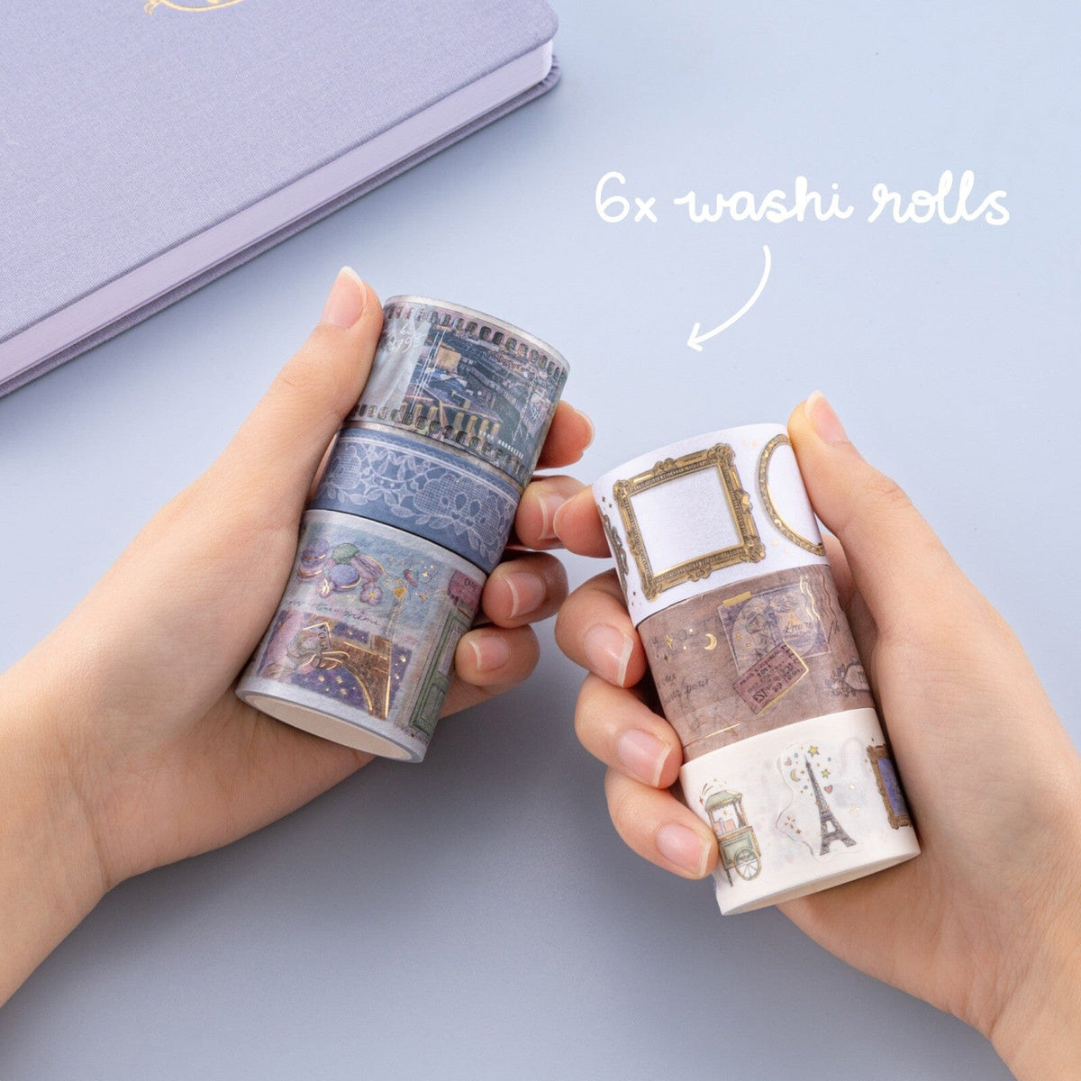 Tsuki ‘Journée à Paris’ Washi Tape Set ☾