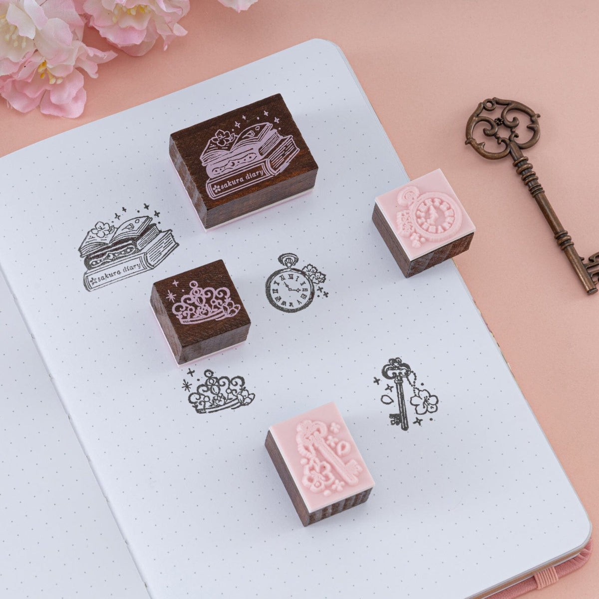 Tsuki ‘Sakura Story’ Bullet Journal Stamp Set ☾