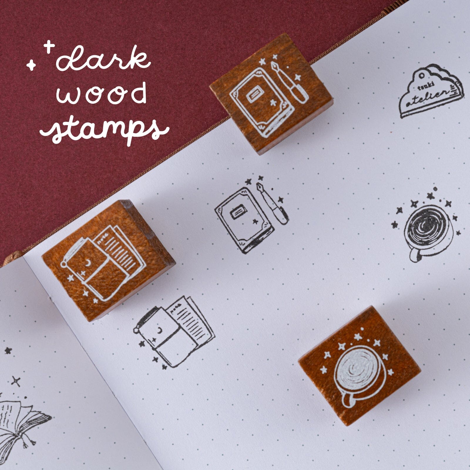Tsuki ‘Tsuki Studio’ Bullet Journal Stamp Set ☾