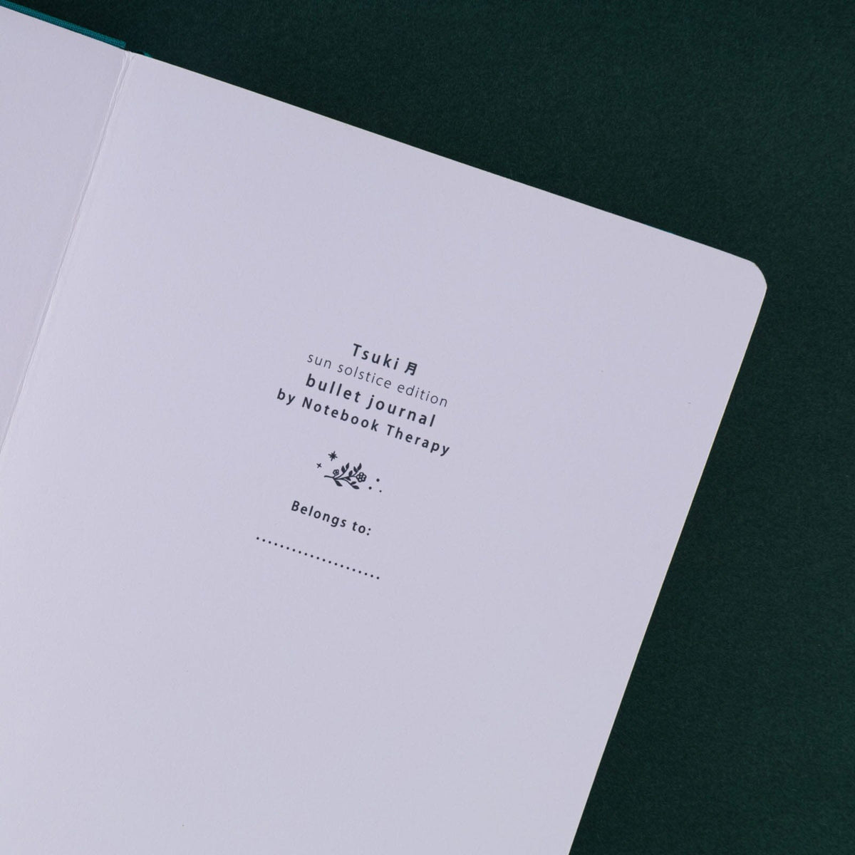 Tsuki ‘Sun Solstice’ Limited Edition Luxury Bullet Journal ☾