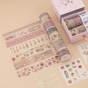 Tsuki ‘Dried Flowers’ Washi Tape Set ☾