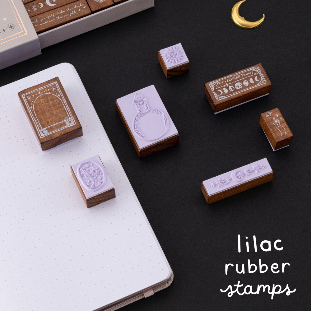 Tsuki ‘Moonlit Alchemy’ Bullet Journal Stamp Set ☾