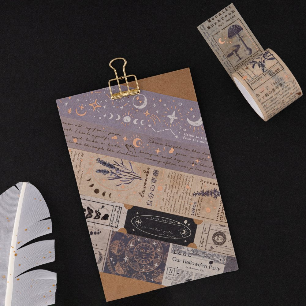 Tsuki ‘Moonlit Alchemy’ Washi Tape Set ☾