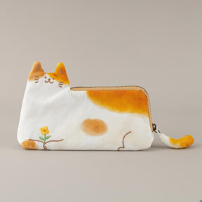 Tsuki ‘Neko Days’ Travel Pen Pouch ☾