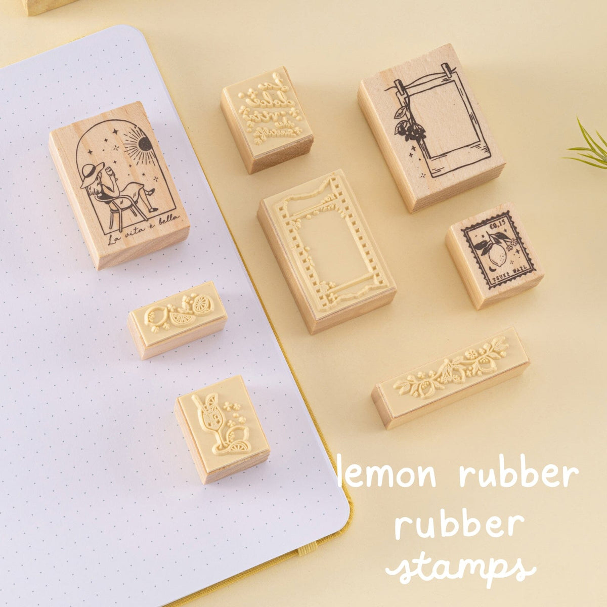 Tsuki ‘Summer in Italy’ Bullet Journal Stamp Set ☾