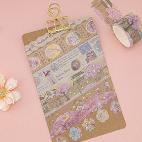 Tsuki ‘Sakura Breeze’ Washi Tape Set ☾