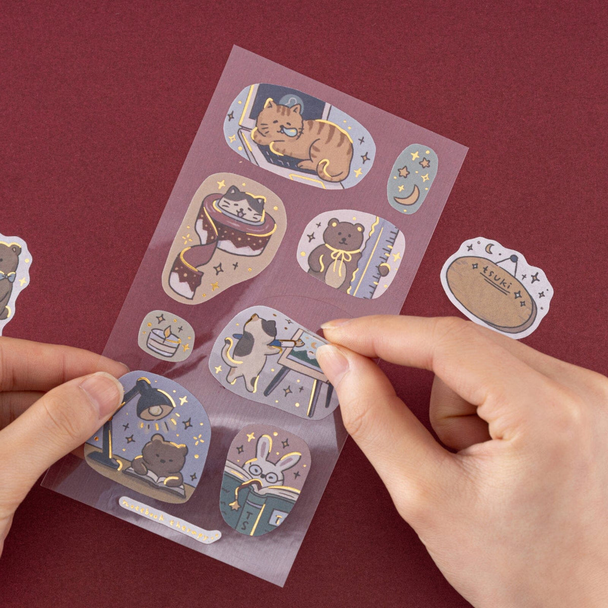 Tsuki ‘Tsuki Studio’ Sticker Set ☾