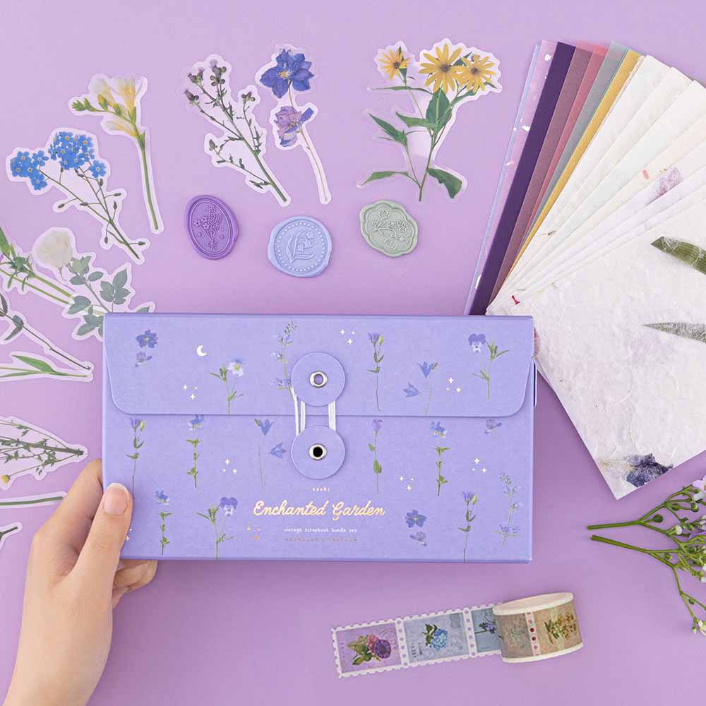 Tsuki ‘Enchanted Garden’ Scrapbook Sticker Set ☾