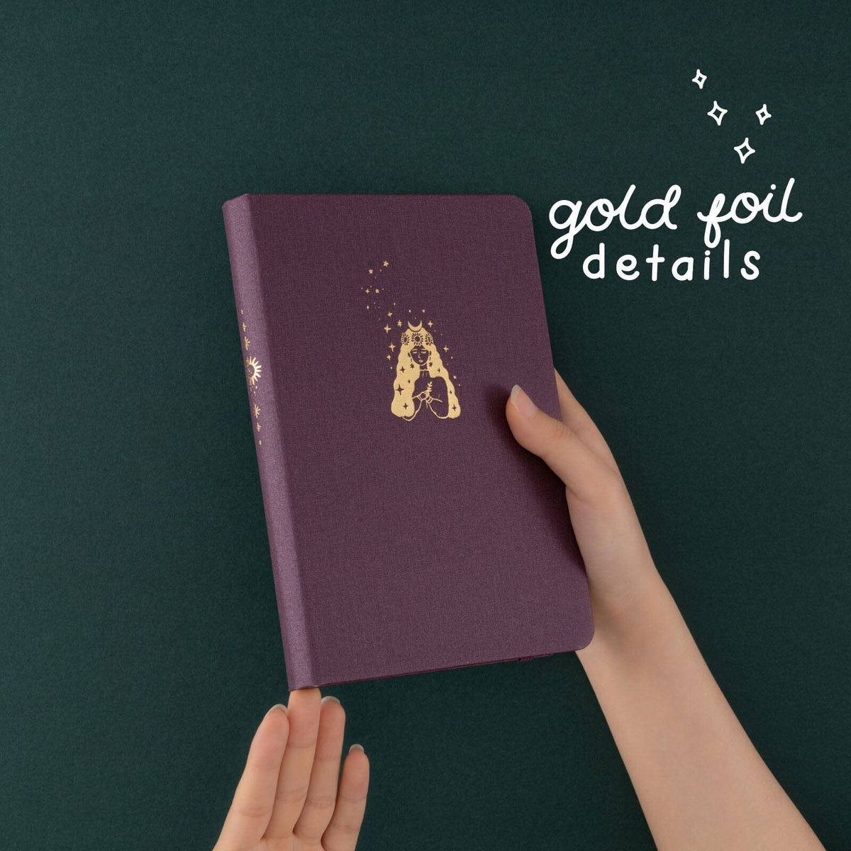 Tsuki ‘Summer Witch’ Limited Edition Glitter Linen Bullet Journal ☾