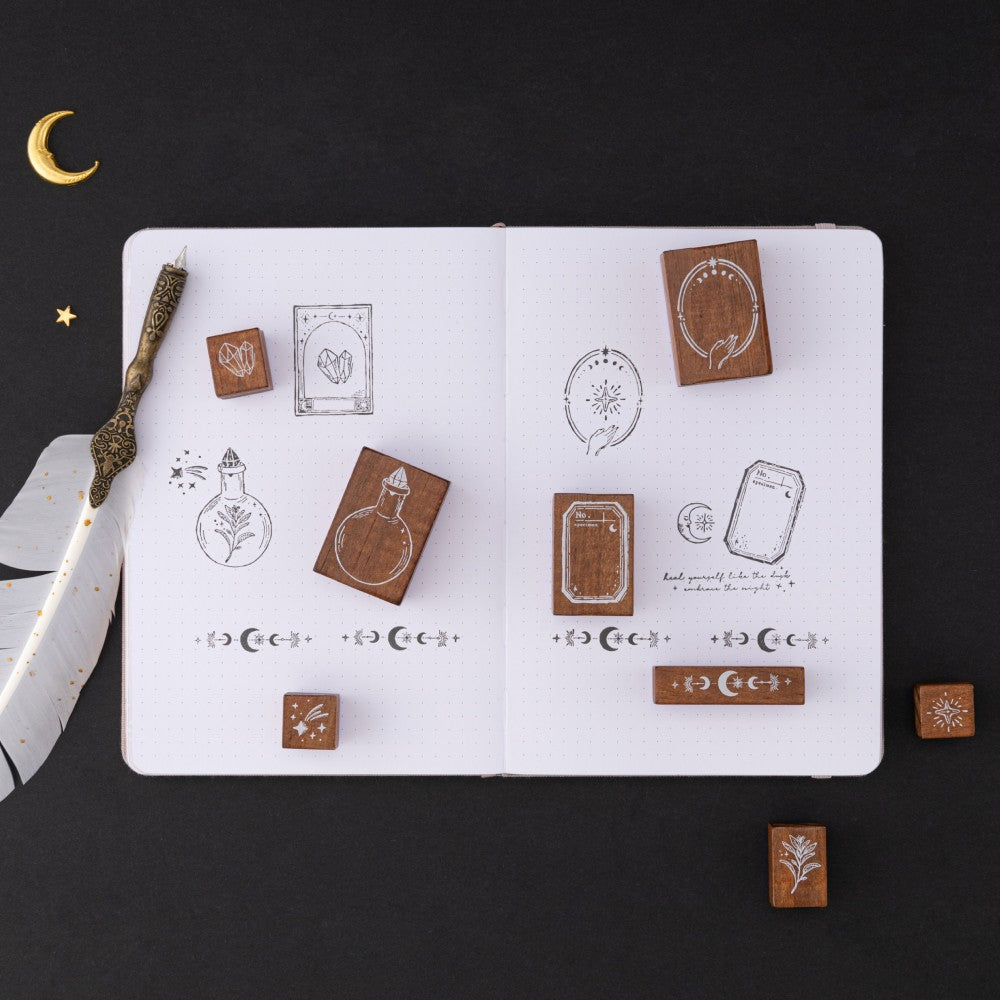 Tsuki ‘Moonlit Alchemy’ Bullet Journal Stamp Set ☾