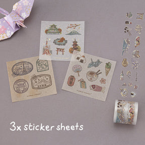 Tsuki ‘Journey in Japan’ Washi Tape Set ☾