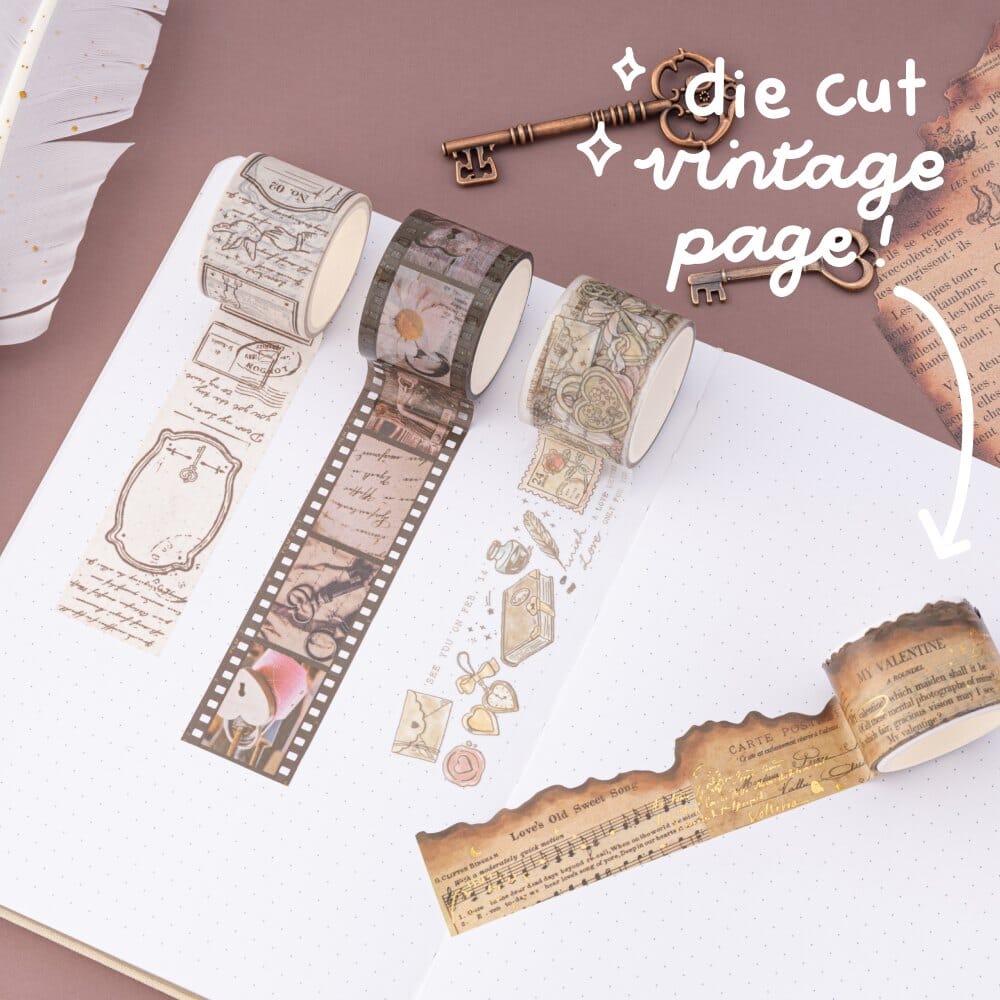 Tsuki ‘Love Lock’ Washi Tape Set ☾