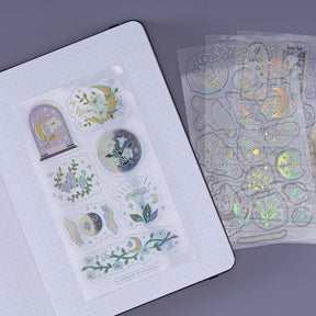 Tsuki ‘Moonflower Magic’ 3D Sticker Set ☾