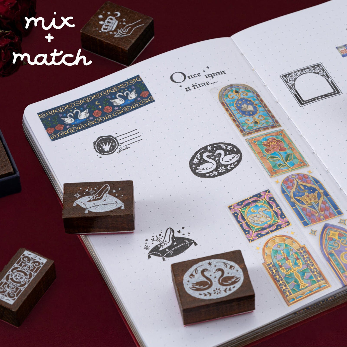 Tsuki ‘Once Upon a Time’ Bullet Journal Stamp Set ☾